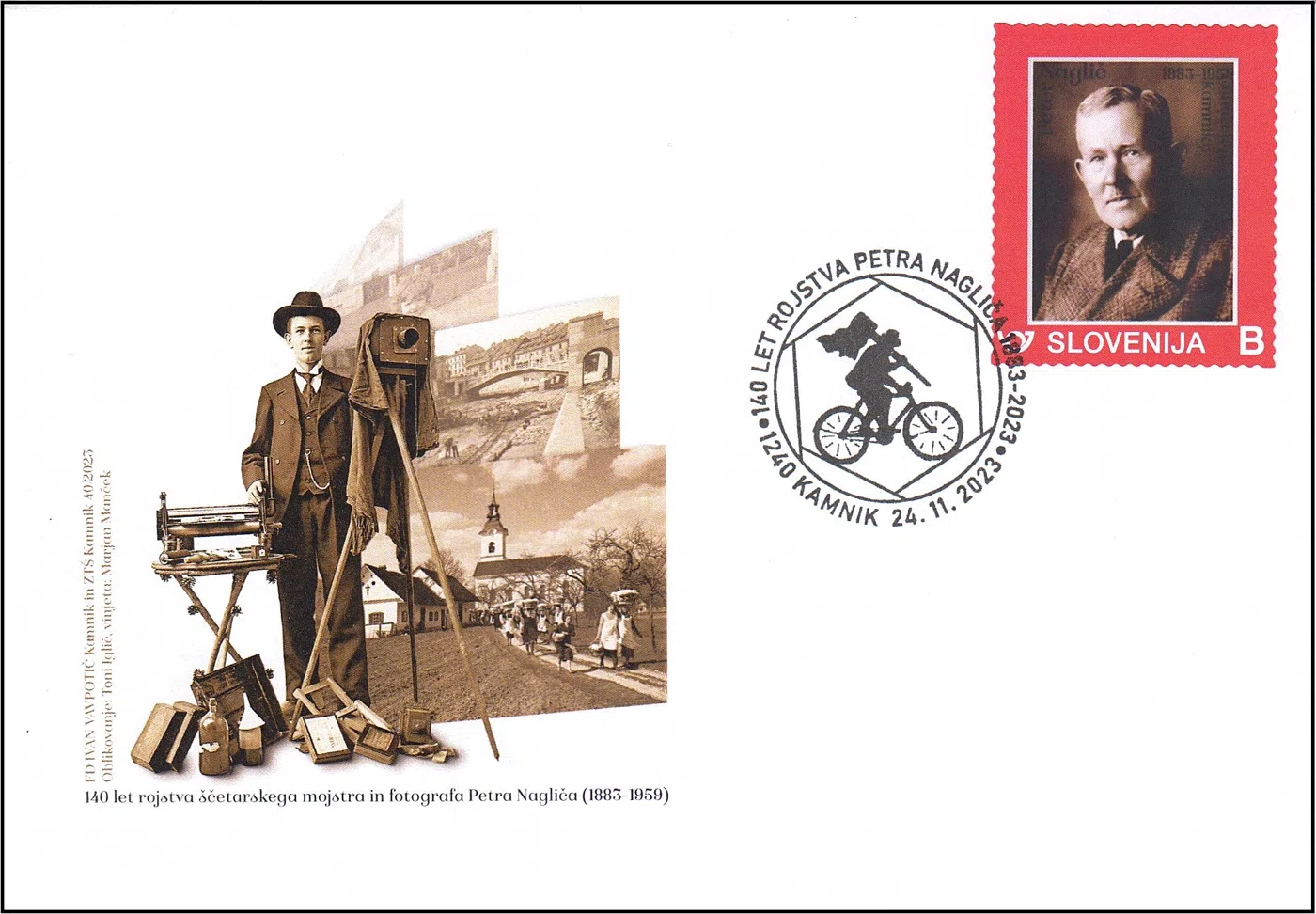 140 LET ROJSTVA PETRA NAGLIČA 1883 - 2023